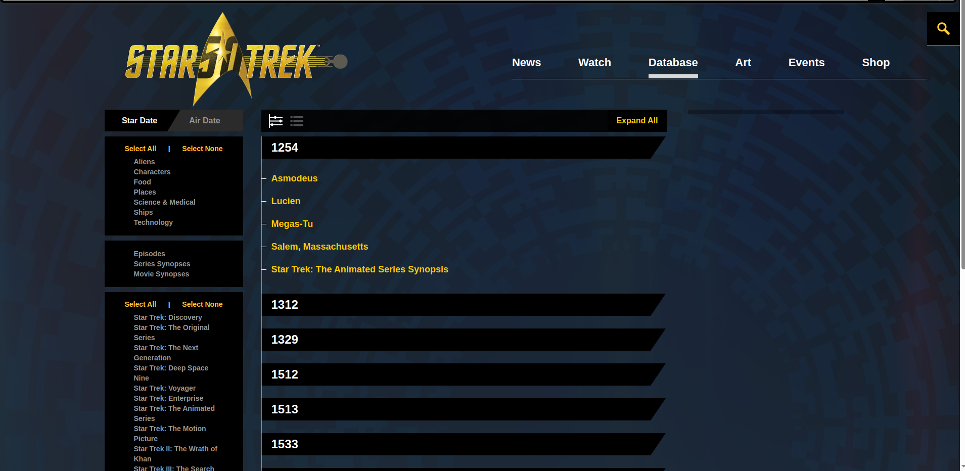 Star Trek Website